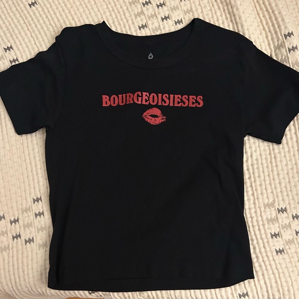 CONAN GRAY OFFICIAL MERCH: Found Heaven 2024 Tour- Black Baby Tee, XL